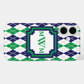 Op de Green Argyle Hoesje-Mate telefoonhoes Case-Mate iPhone Case (Achterkant (horizontaal))