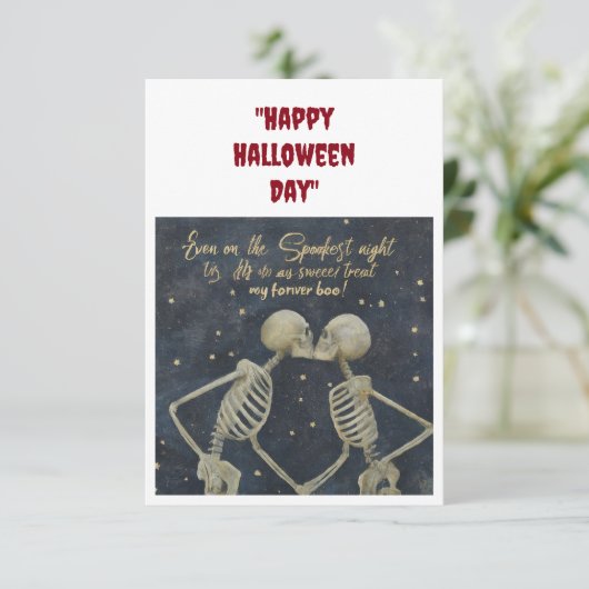 Op de griezeligste avond is je liefde mijn liefste (Staand voorkant)