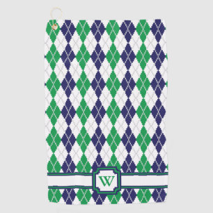 Op de groene handdoek van Argyle Golf