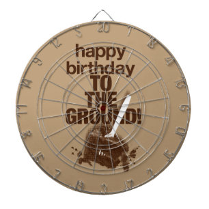 Op de grond dartbord
