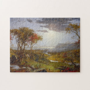 Op de Hudson-rivier 1860 (olie op het canvas) Legpuzzel