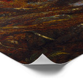 Op de Hudson-rivier 1860 (olie op het canvas) Poster (Hoek)