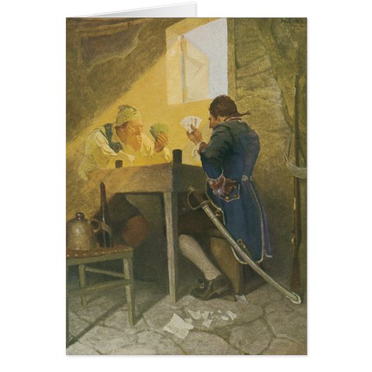 Op de kaarten in Cluny's Cage van NC Wyeth (Voorkant)