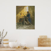 Op de kaarten in Cluny's Cage van NC Wyeth Poster (Keuken)