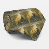 Op de kaarten in Cluny's Cage van NC Wyeth Stropdas (Opgerold)