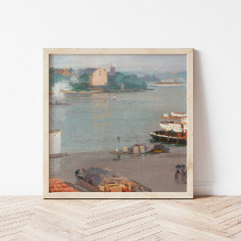 Op de kade | William Blair Bruce Poster