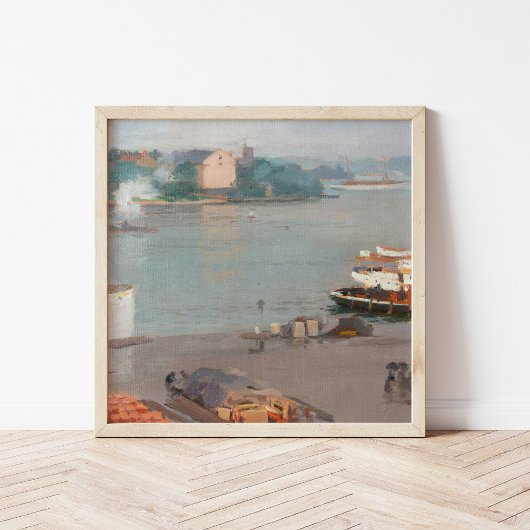 Op de kade | William Blair Bruce Poster