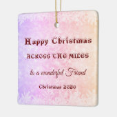 Op de kerst van Miles 2020 Keramisch Ornament (Links)