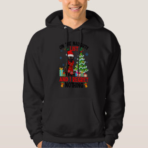 Op de kerstlijst Naughty en ik betreur het dat er Hoodie