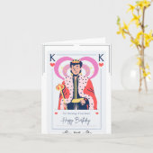 Op de King Heartfelt Birthday Kaart (Gele Bloem)