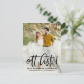 Op de laatste bruiloft opslaan van de datum Briefk Aankondigingskaart (Staand voorkant)