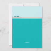 Op de Lake Bachelorette Party uitnodiging (Achterkant)