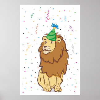 Op de leeuw (24x36) poster