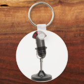 OP DE LUCHT- microfoon Sleutelhanger (Voorkant)