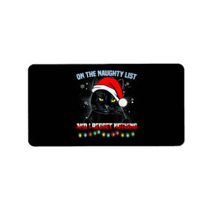 Op de Naughty List en ik betreur het dat er niets Etiket