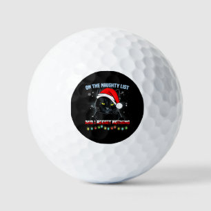 Op de Naughty List en ik betreur het dat er niets Golfballen