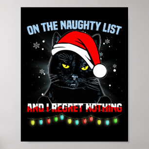 Op de Naughty List en ik betreur het dat er niets  Poster