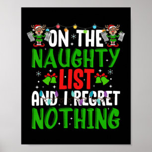 Op de Naughty List en ik betreur niets Poster