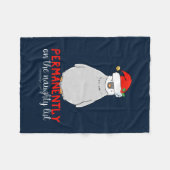 Op de Naughty List Fleece Deken (Voorkant (Horizontaal))