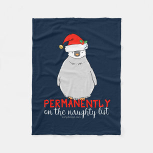 Op de Naughty List Fleece Deken