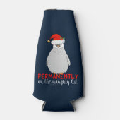 Op de Naughty List Flesjeskoeler (Voorkant)