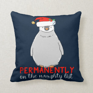 Op de Naughty List Penguin Kussen