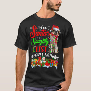 Op de Naughty List Xmas Bernard T-shirt
