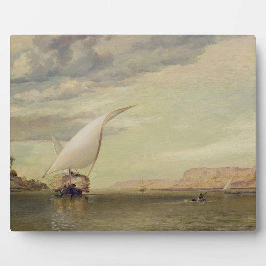 Op de Nijl (olie op canvas) Fotoplaat (Voorkant)