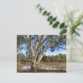 Op de oevers van de Warrego Feestdagenkaart (Staand voorkant)