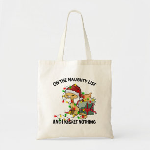 Op de ondeugende lijst, Funny Cat Tote Bag