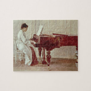 Op de Piano, 1887 (olie op doek) Legpuzzel