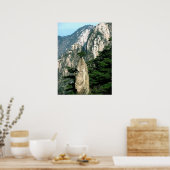 Op de piek - Huangshan Poster (Keuken)