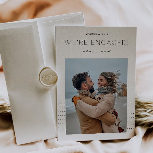 Op de punt | Foto-Verloving Aankondiging