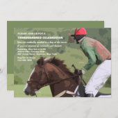 Op de Races Uitnodiging (Voorkant / Achterkant)