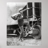 Op de rails rijden, 1935. Oude foto