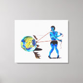 Op de rand canvas afdruk (Voorkant)