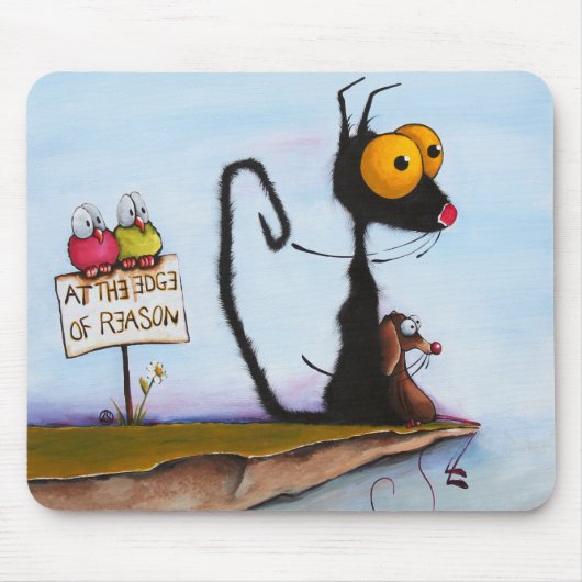 Op de rand van de rede muismat (Voorkant)