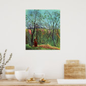 Op de rand van een bos poster (Keuken)