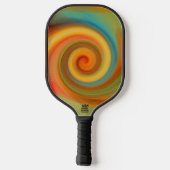 "Op de Rebound" Carbon Fiber Pickleball Paddle (Achterkant)