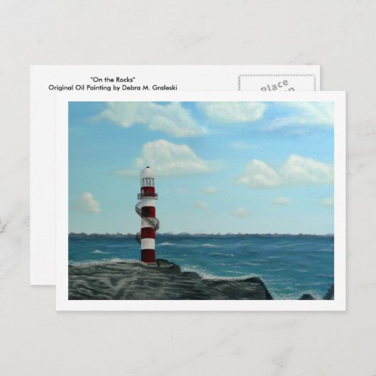 Op de Rocks Briefkaart (Voorkant / Achterkant)