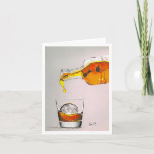 op de rotsen feestdagen kaart