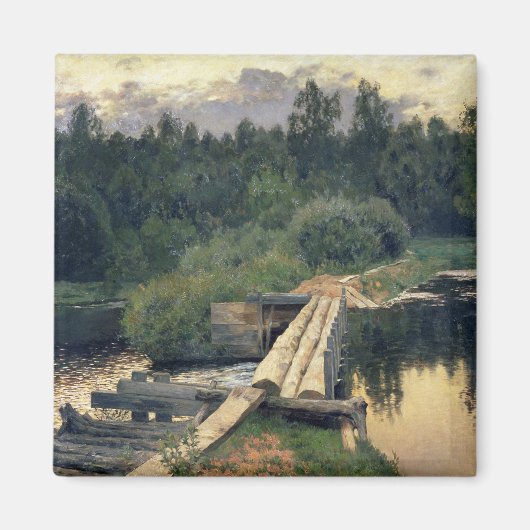 Op de Shallow, 1892 Magneet (Voorkant)