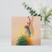 Op de snoepriet hangen save the date (Staand voorkant)