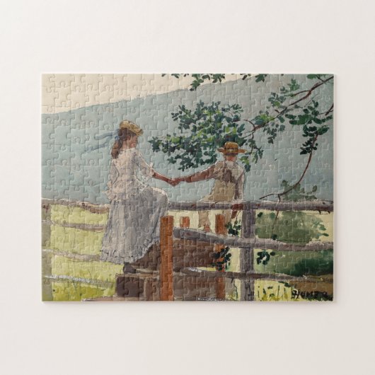 Op de Stile | Winslow Homer Legpuzzel (Horizontaal)