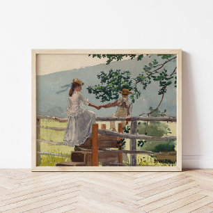 Op de Stile Winslow Homer Poster