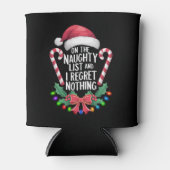 Op de stoute lijst en ik heb geen spijt van Kerstm Blikjeskoeler (Voorkant)