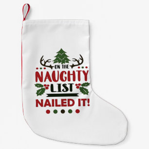 Op de stoute lijst Nailed It Grappig Kerstmis Kleine Kerstsok