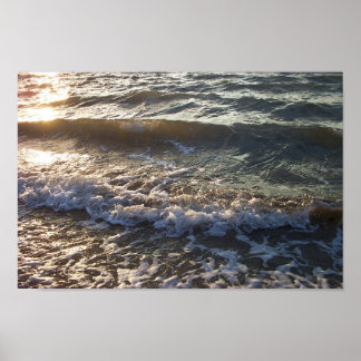 Op de strand poster