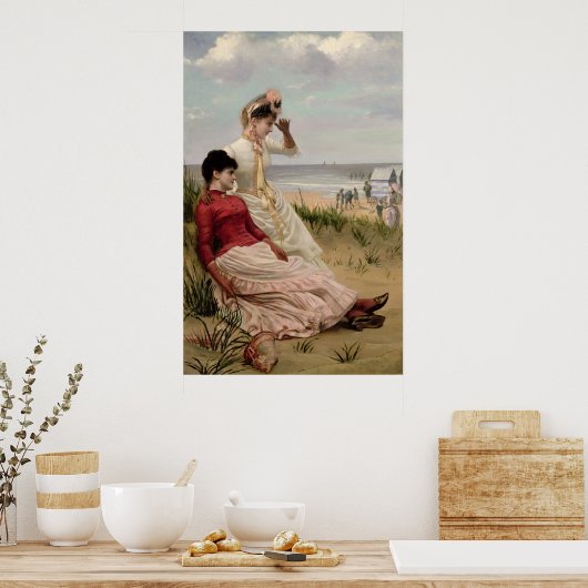 Op de strand poster (Keuken)