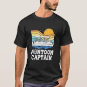 Op de Toon Pontoon Boat Boating Pontooning T-shirt (Voorkant)